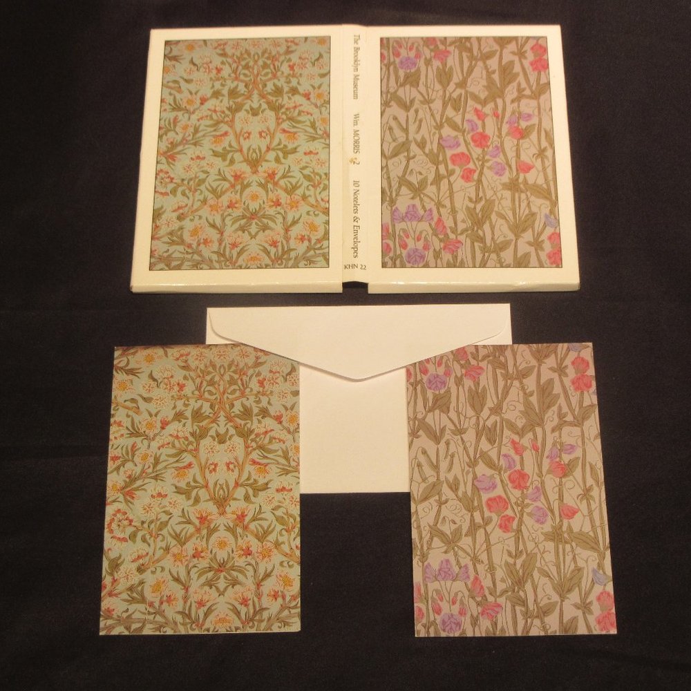 William Morris Note Cards (10) Blank Inside
